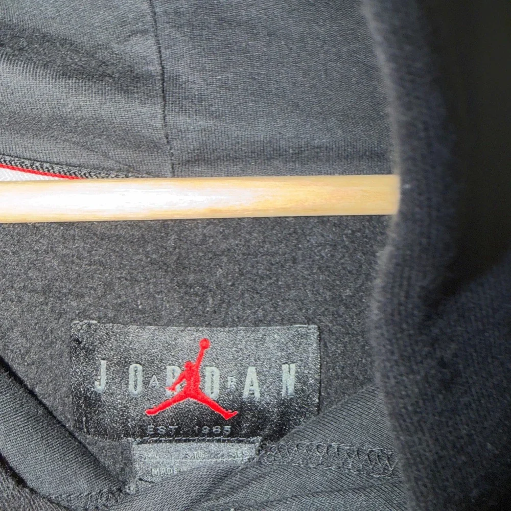 Jordan Air Jumpman‎ Essentials All Over Print Hoodie Mens 3XL Black 23 Pullover